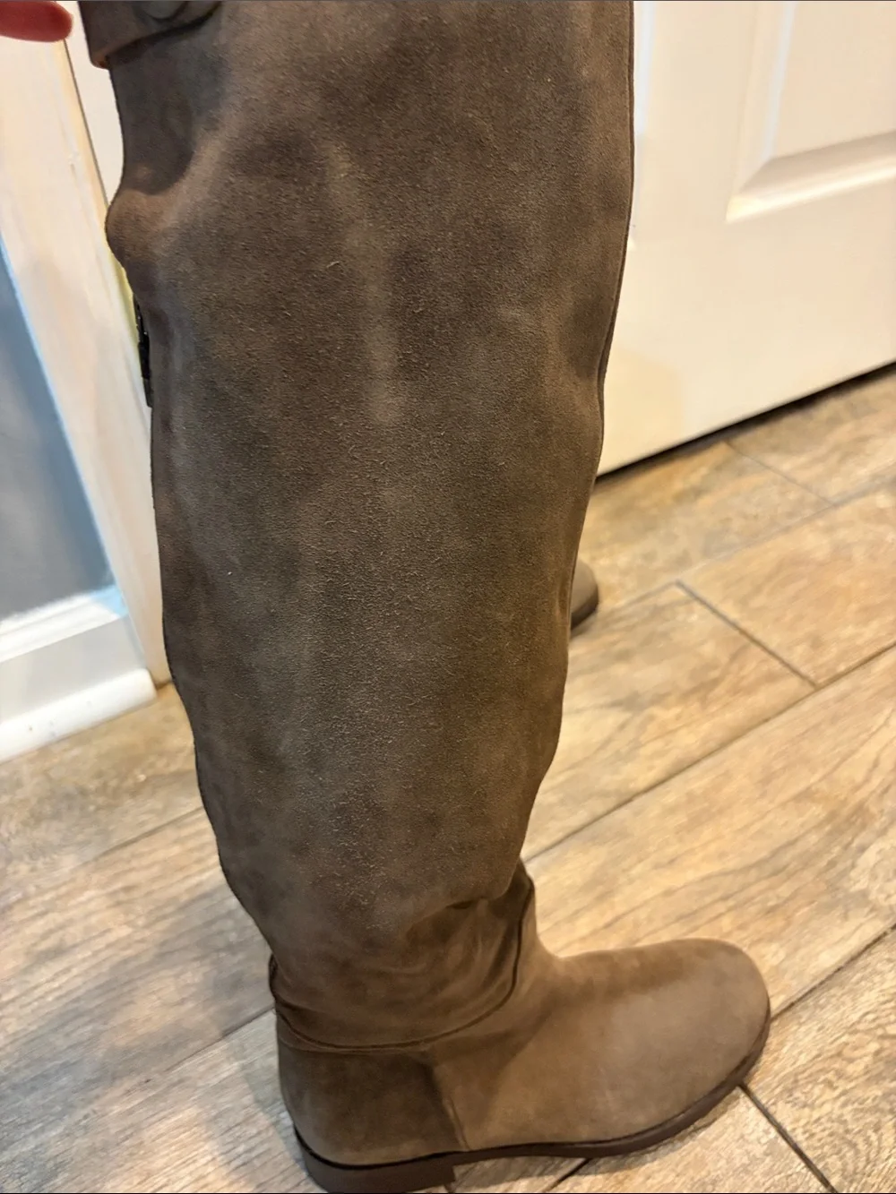 Alberto Fermani Gray Suede Over-the-Knee Boots Women’s size 36